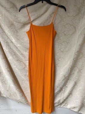 Zara Midi Dress in Orange